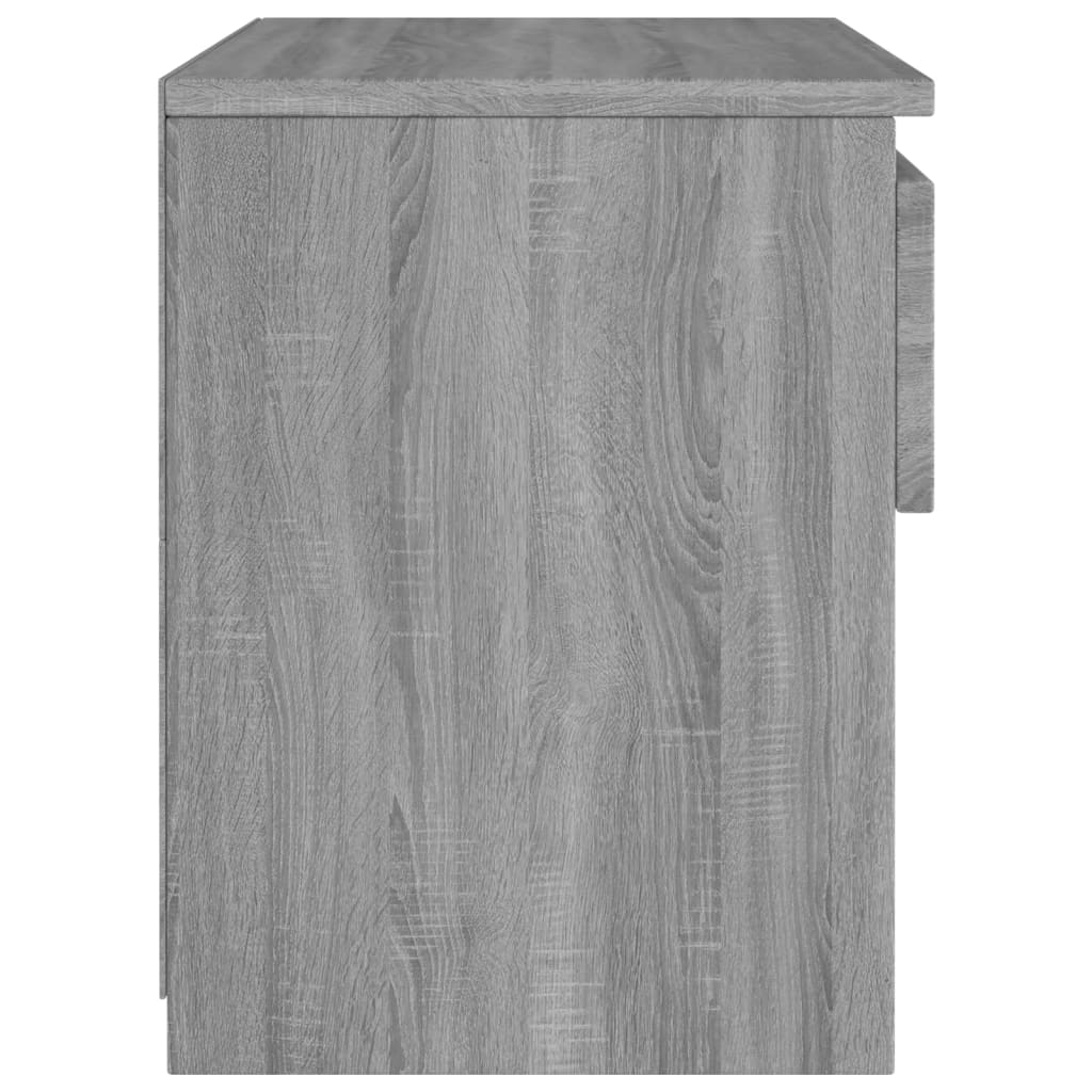 Table de chevet Sonoma gris 40x30x39 cm Bois d'ingénierie