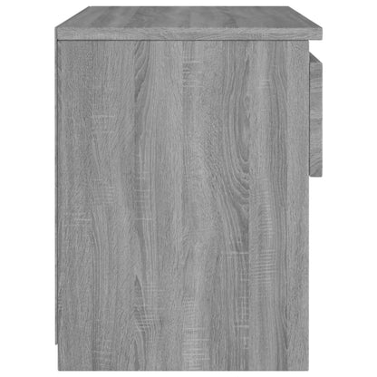 Table de chevet Sonoma gris 40x30x39 cm Bois d'ingénierie