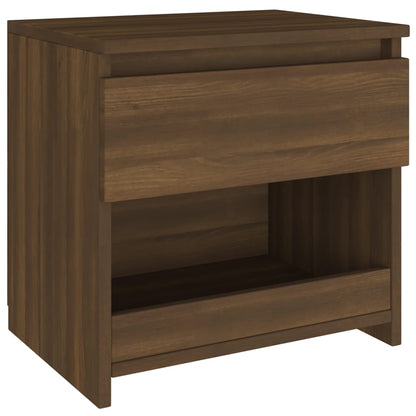 Table de chevet Chêne marron 40x30x39 cm Bois d'ingénierie