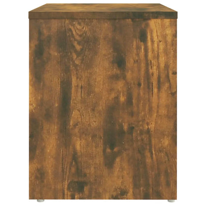 Table de chevet Chêne fumé 40x30x40 cm Bois d'ingénierie