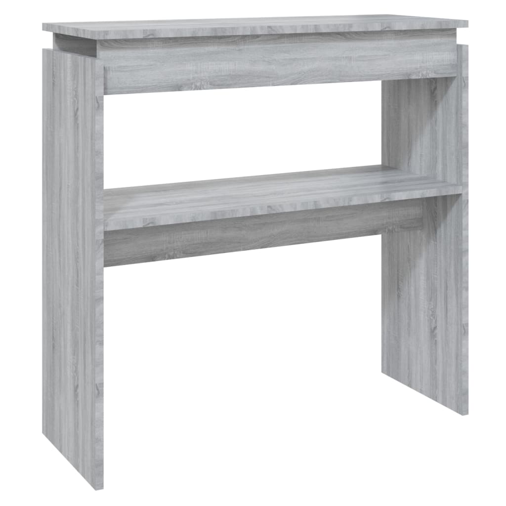 Table console Sonoma gris 80x30x80 cm Bois d'ingénierie