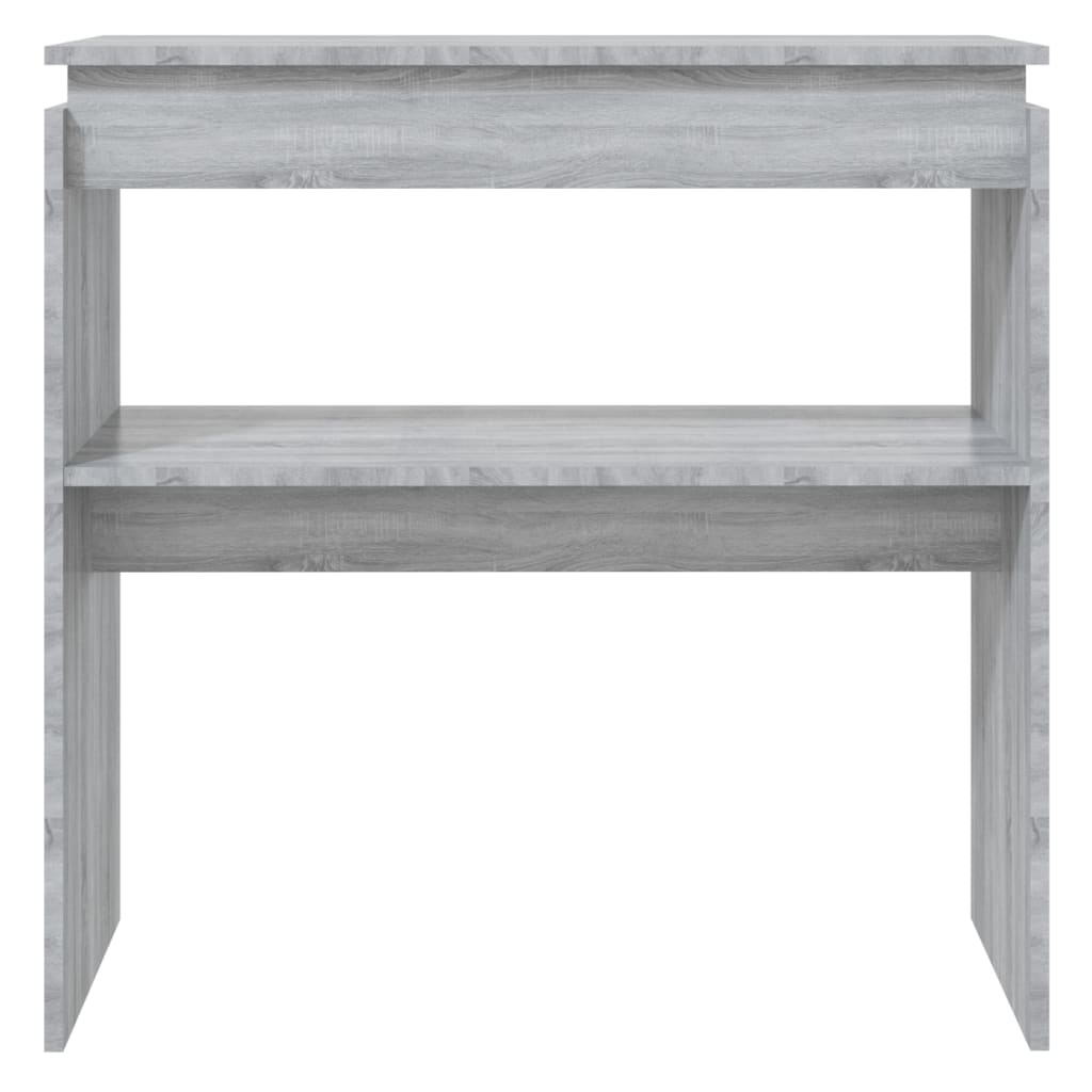 Table console Sonoma gris 80x30x80 cm Bois d'ingénierie