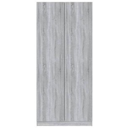 Garde-robe Sonoma gris 90x52x200 cm Bois d'ingénierie