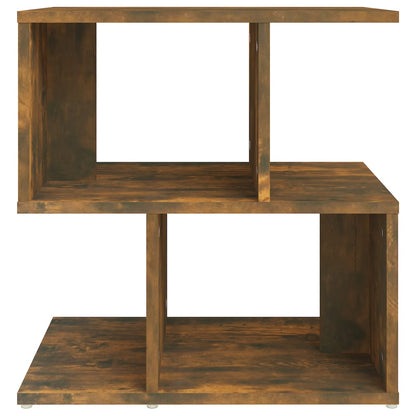 Table de chevet Chêne fumé 50x30x51,5 cm Bois d'ingénierie