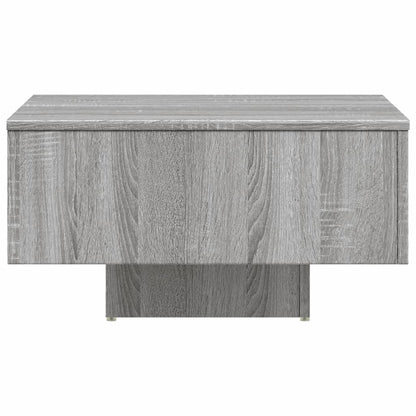 Table basse Sonoma gris 60x60x31,5 cm Bois d'ingénierie