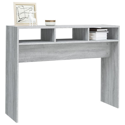 Table console Sonoma gris 105x30x80 cm Bois d'ingénierie