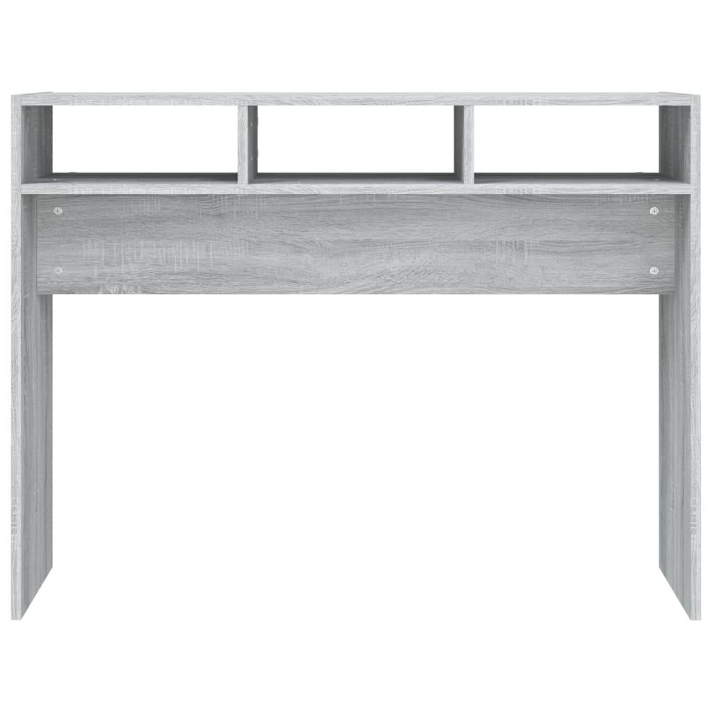 Table console Sonoma gris 105x30x80 cm Bois d'ingénierie