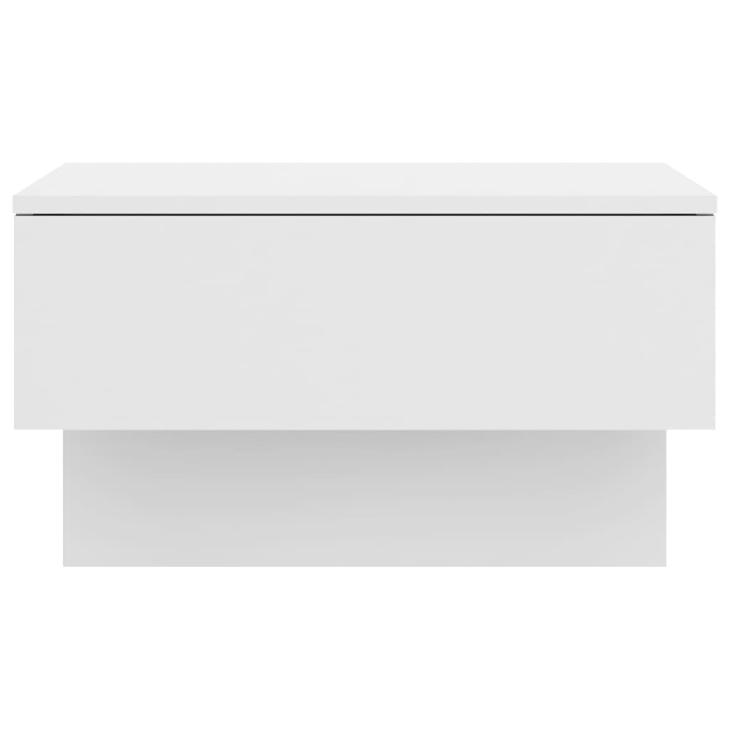 Tables de chevet murales 2 pcs Blanc