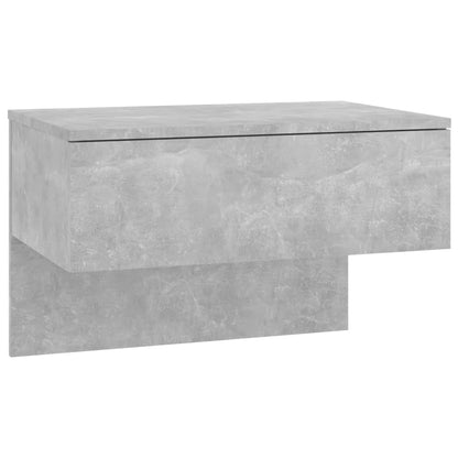 Tables de chevet murales 2 pcs Gris béton