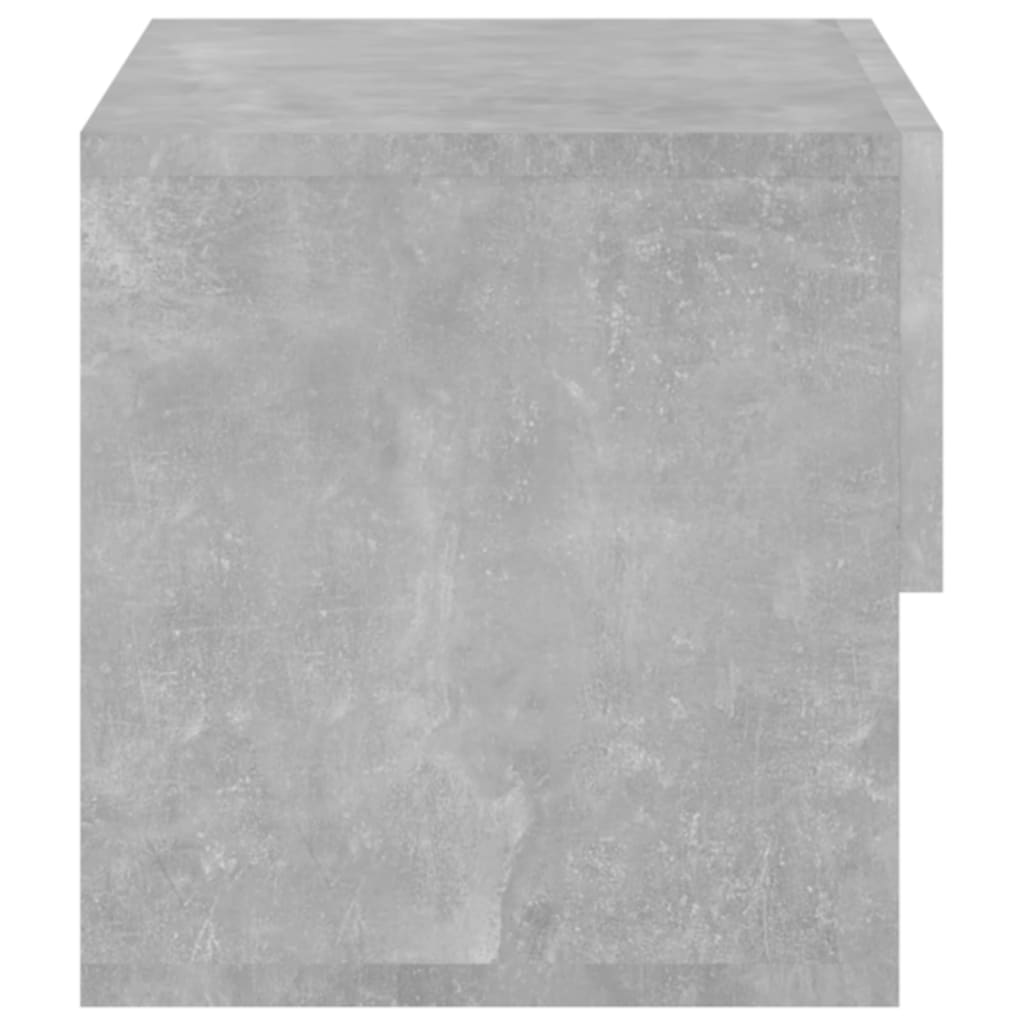 Tables de chevet murales 2 pcs Gris béton