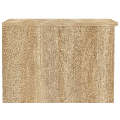 Table basse chêne sonoma 50x50x36 cm bois d'ingénierie