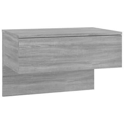 Tables de chevet murales 2 pcs Sonoma gris