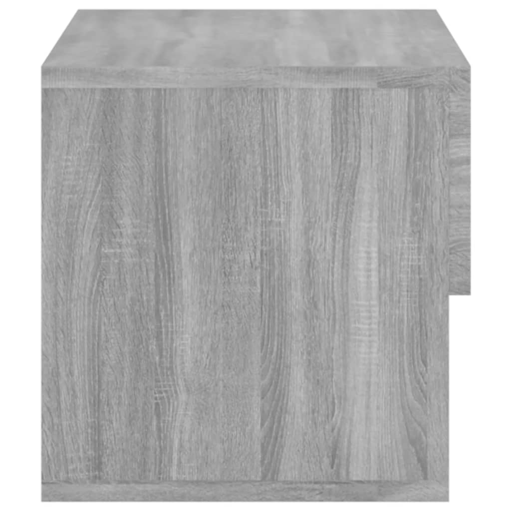 Tables de chevet murales 2 pcs Sonoma gris