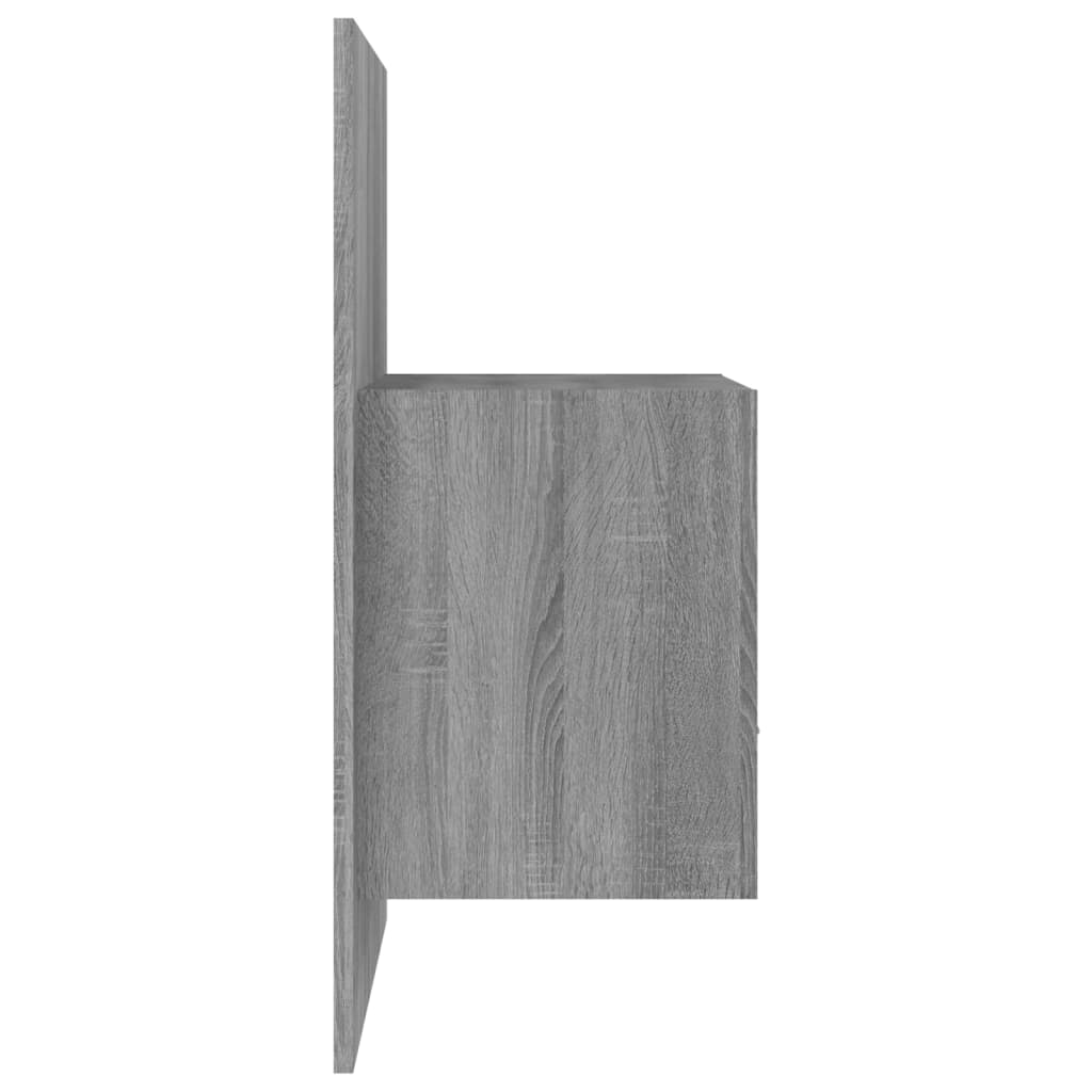 Tables de chevet murales 2 pcs Sonoma gris