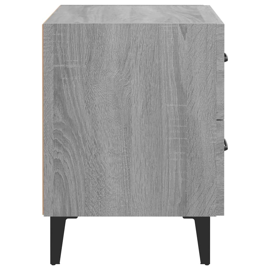 Table de chevet Sonoma gris 40x35x47,5 cm