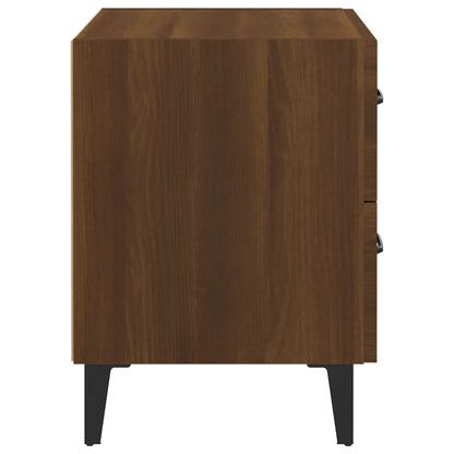 Tables de chevet 2 pcs Chêne marron 40x35x47,5 cm