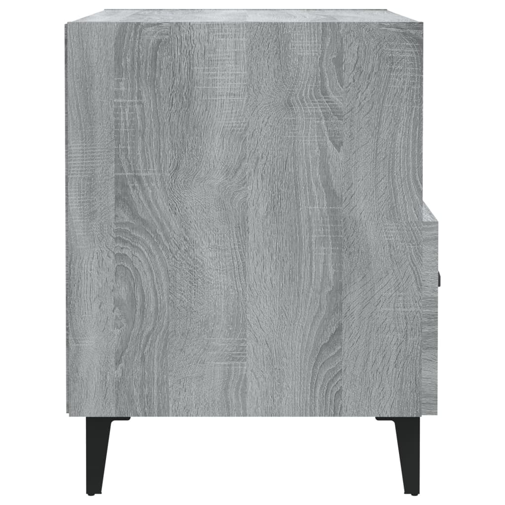 Tables de chevet 2 pcs Sonoma gris Bois d'ingénierie