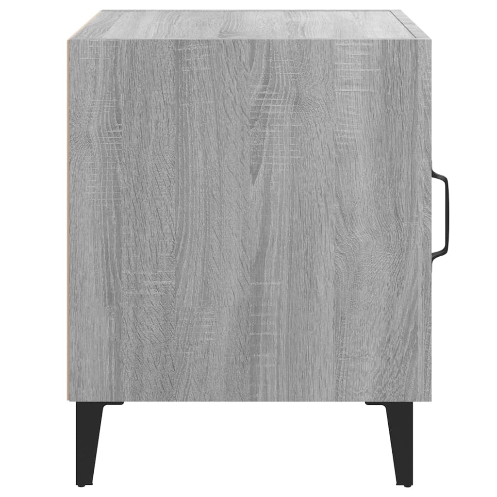 Tables de chevet 2 pcs Sonoma gris Bois d'ingénierie