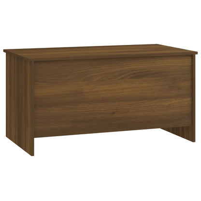 Table basse Chêne marron 102x55,5x52,5 cm Bois d'ingénierie