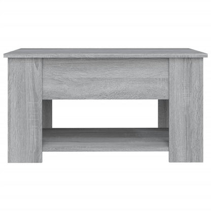 Table basse Sonoma gris 79x49x41 cm Bois d'ingénierie