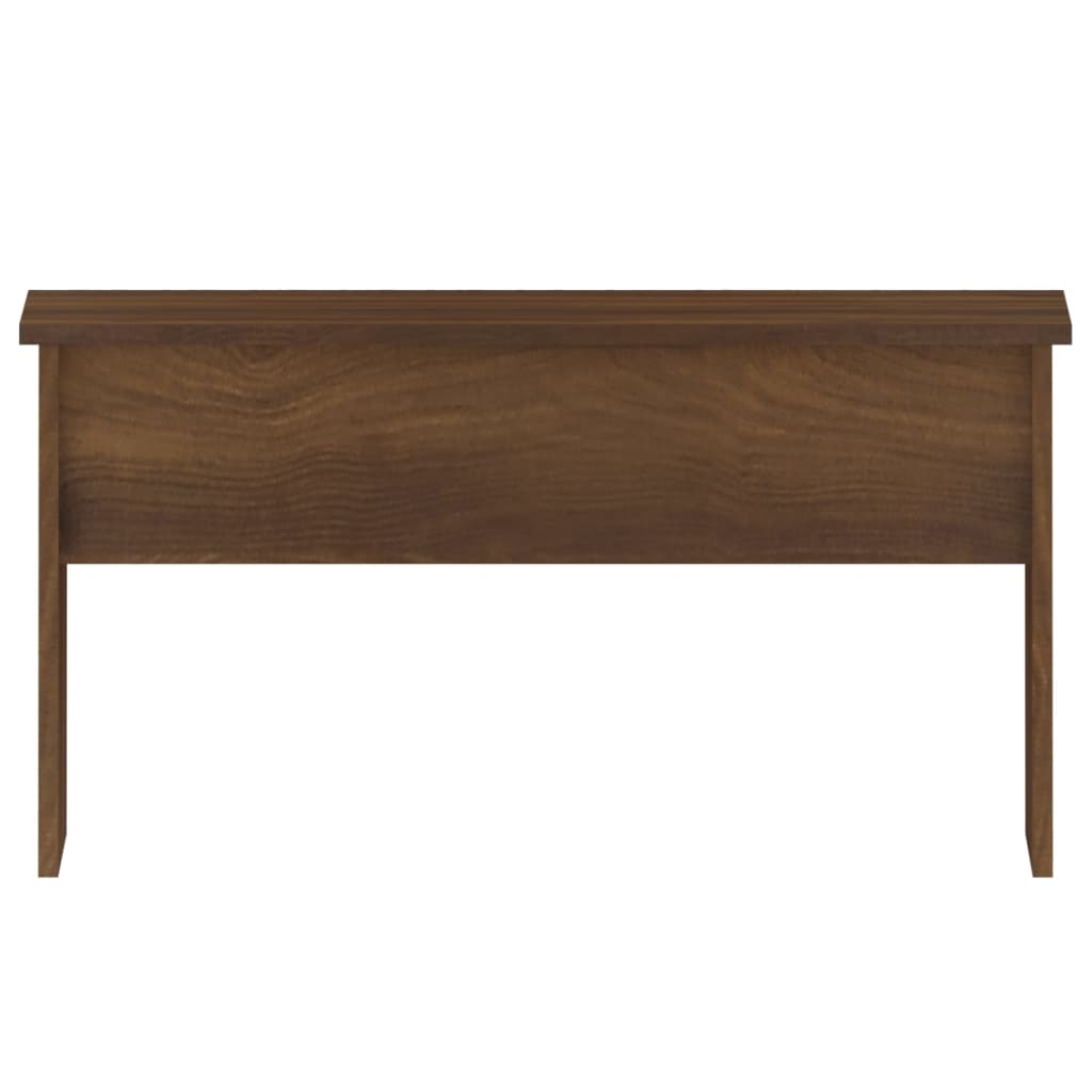 Table basse Chêne marron 80x50,5x41,5 cm Bois d'ingénierie