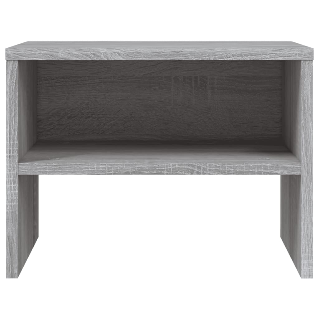 Tables de chevet 2 pcs Sonoma gris 40x30x30cm Bois d'ingénierie