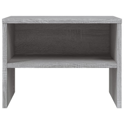 Tables de chevet 2 pcs Sonoma gris 40x30x30cm Bois d'ingénierie