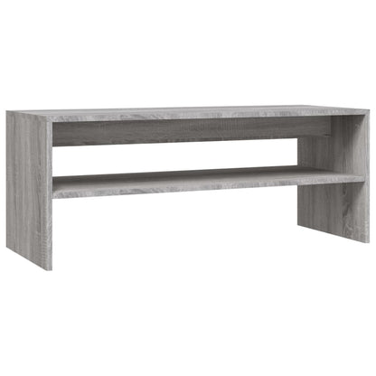 Table basse Sonoma gris 100x40x40 cm Bois d'ingénierie