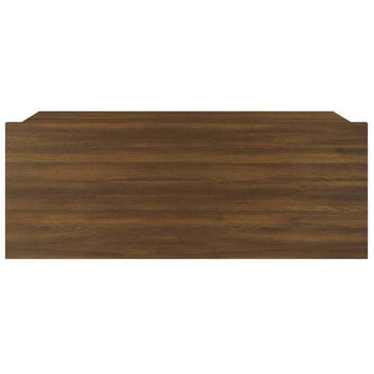 Tables de chevet flottantes 2 pcs Chêne marron 40x30x15 cm