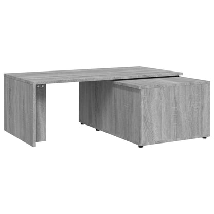 Table basse Sonoma gris 150x50x35 cm Bois d'ingénierie