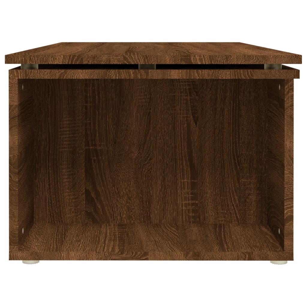 Table basse Chêne marron 150x50x35 cm Bois d'ingénierie