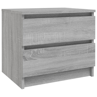 Table de chevet Sonoma gris 50x39x43,5 cm Bois d'ingénierie