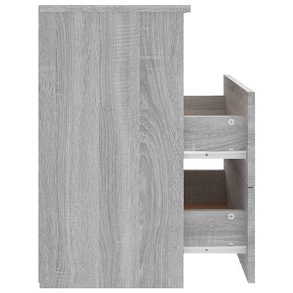 Table de chevet Sonoma gris 50x32x60 cm