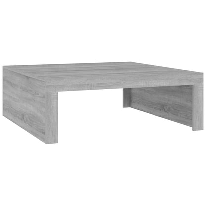 Table basse Sonoma gris 100x100x35 cm Bois d'ingénierie