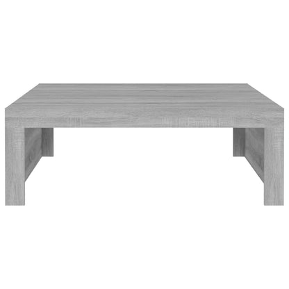 Table basse Sonoma gris 100x100x35 cm Bois d'ingénierie