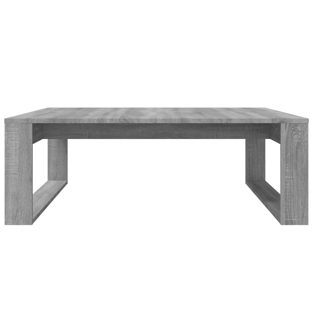 Table basse Sonoma gris 100x100x35 cm Bois d'ingénierie