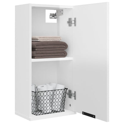 Armoire de salle de bain murale Blanc brillant 32x20x67 cm