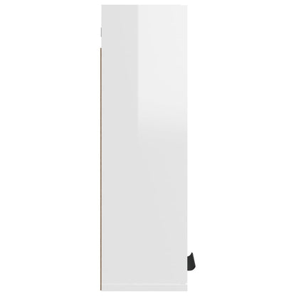 Armoire de salle de bain murale Blanc brillant 32x20x67 cm