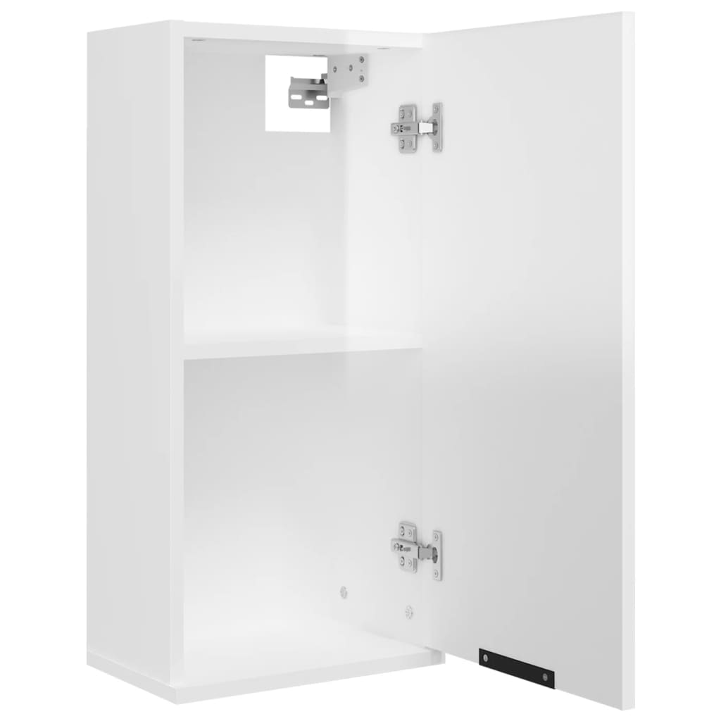 Armoire de salle de bain murale Blanc brillant 32x20x67 cm