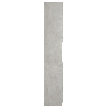 Armoire de salle de bain gris béton 32x34x188,5 cm