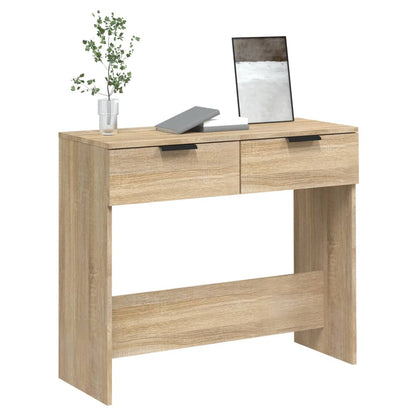 Table console Chêne sonoma 90x36x75 cm Bois d'ingénierie