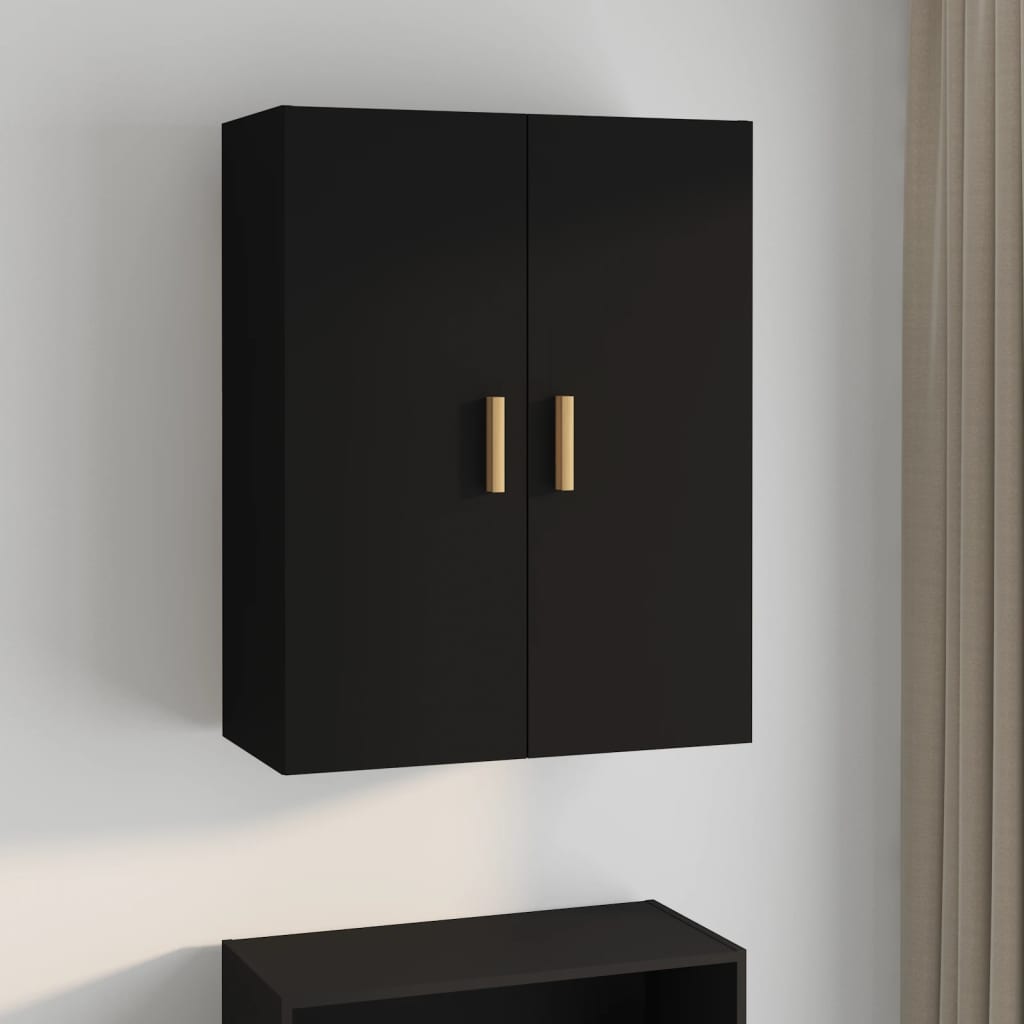 Armoire murale suspendue Noir 69,5x34x90 cm