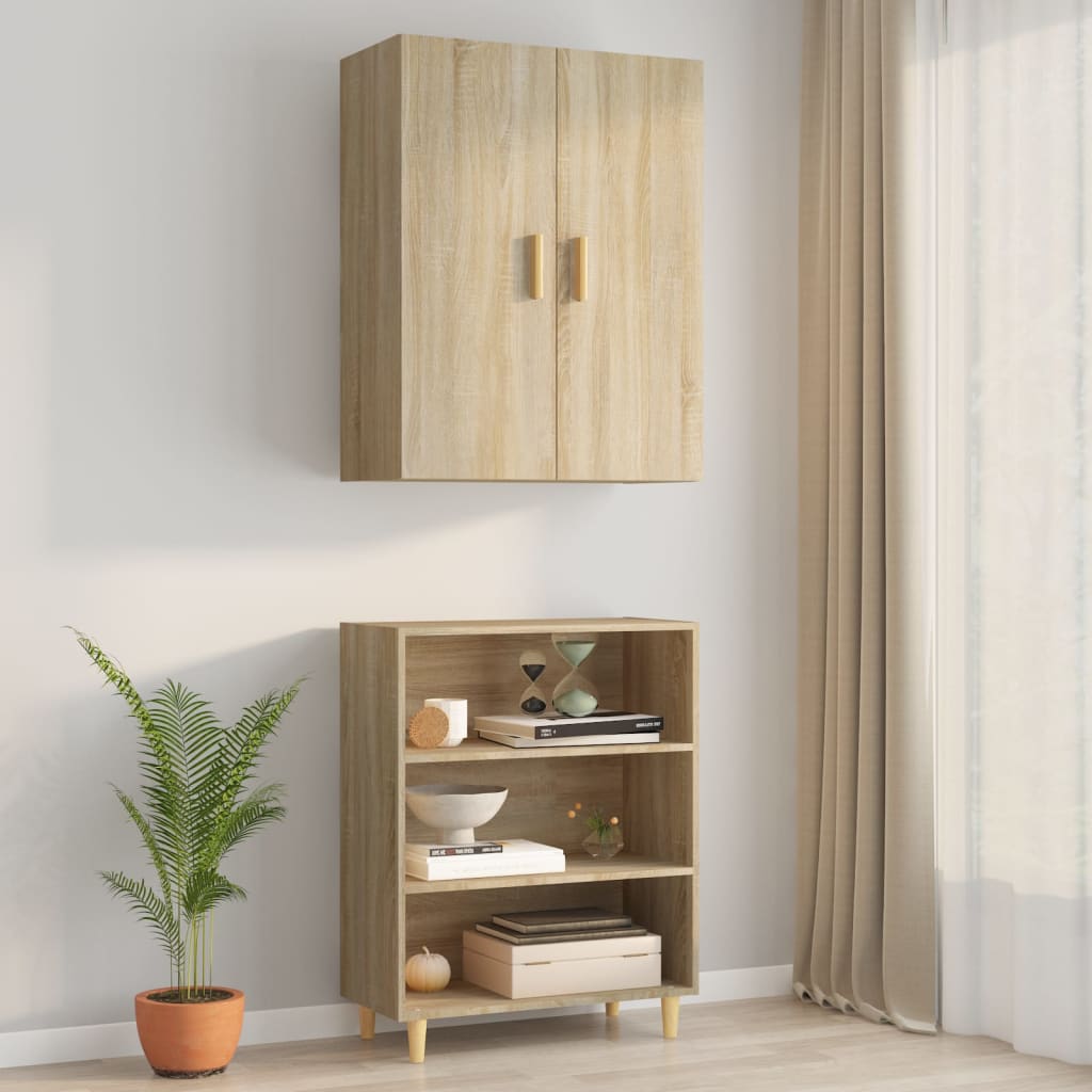 Armoire murale suspendue Chêne sonoma 69,5x34x90 cm