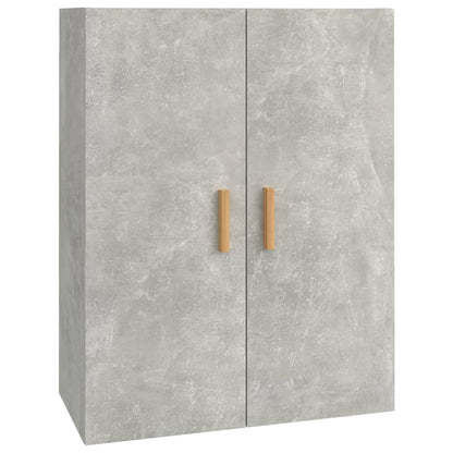 Armoire murale suspendue Gris béton 69,5x34x90 cm