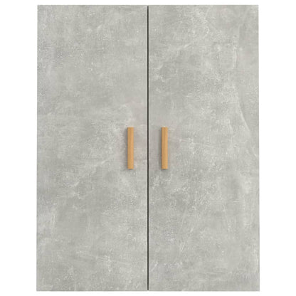 Armoire murale suspendue Gris béton 69,5x34x90 cm