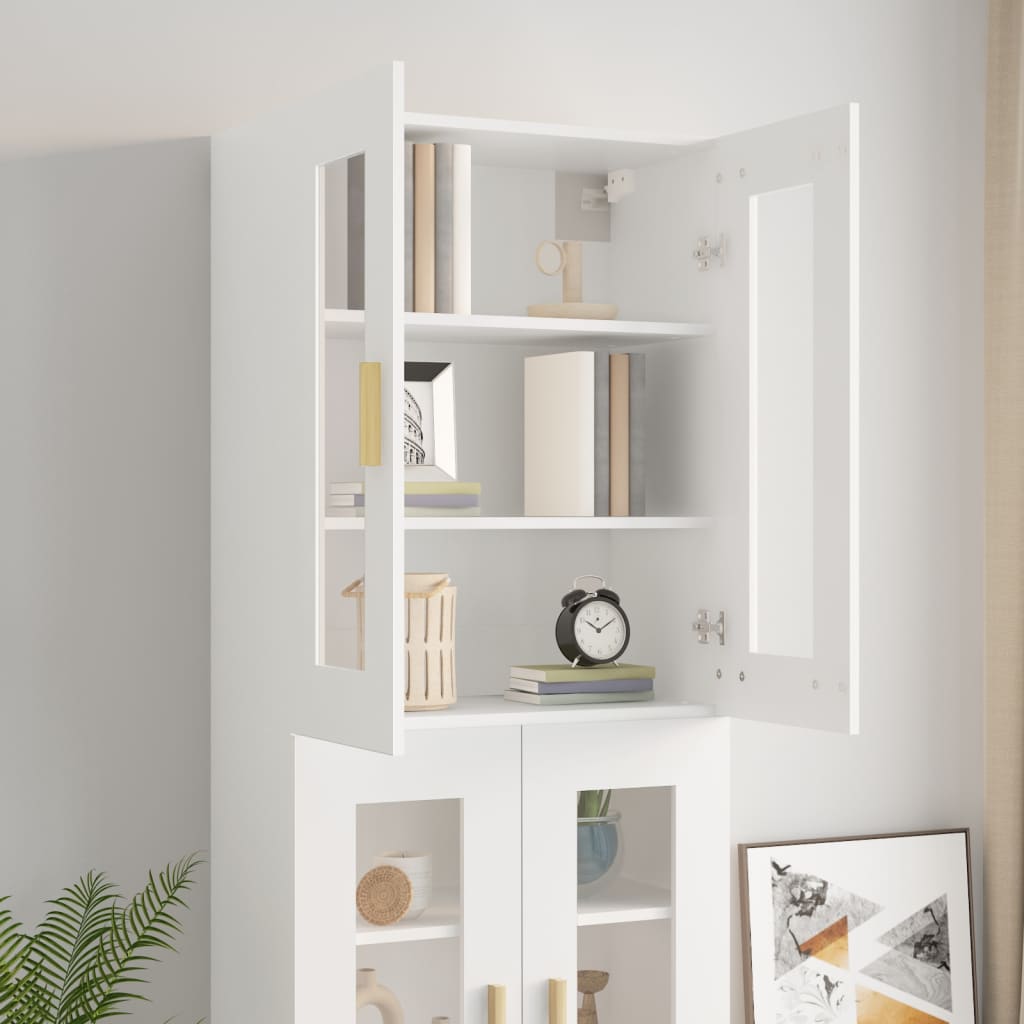 Armoire murale suspendue Blanc 69,5x34x90 cm