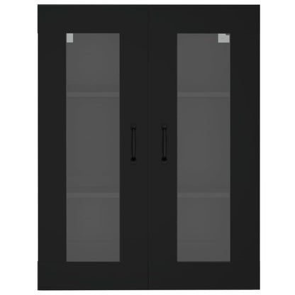 Armoire murale suspendue Noir 69,5x34x90 cm