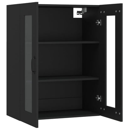 Armoire murale suspendue Noir 69,5x34x90 cm