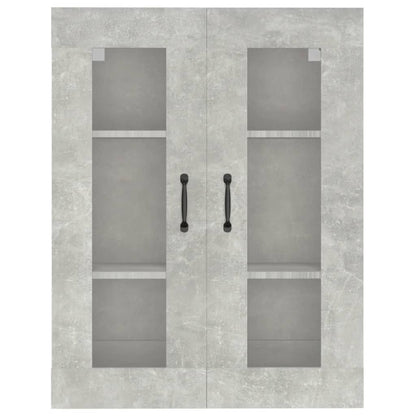 Armoire murale suspendue Gris béton 69,5x34x90 cm