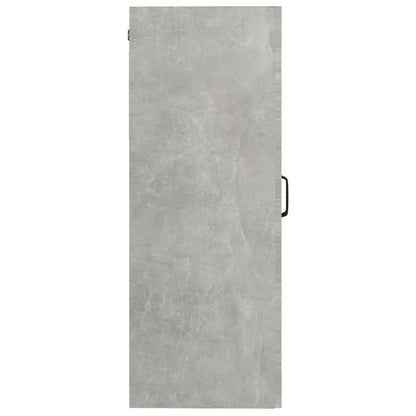 Armoire murale suspendue Gris béton 69,5x34x90 cm